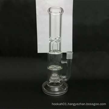 Triple Stacked Interior Showerhead Hookah Glass Smoking Water Pipes (ES-GB-329)